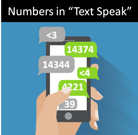 numbers in texting