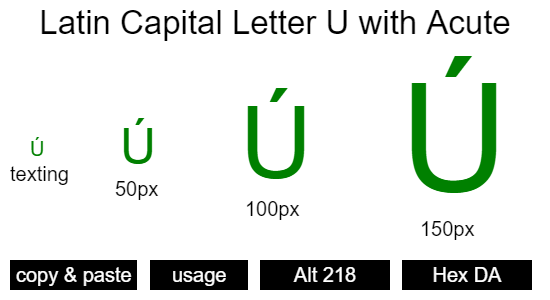 Latin-Capital-Letter-U-with-Acute