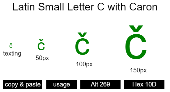 Latin-Small-Letter-C-with-Caron