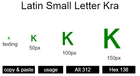 Latin-Small-Letter-Kra