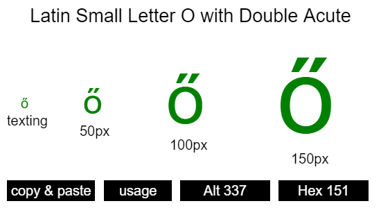 Latin-Small-Letter-O-with-Double-Acute