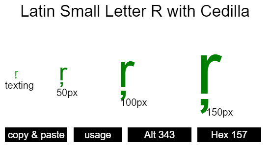 Latin-Small-Letter-R-with-Cedilla