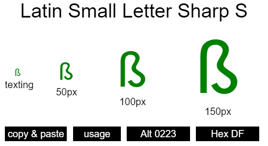 Latin-Small-Letter-Sharp-S