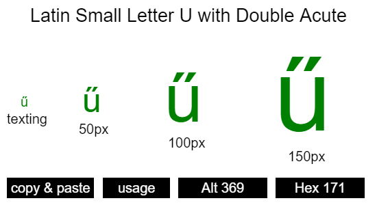 Latin-Small-Letter-U-with-Double-Acute