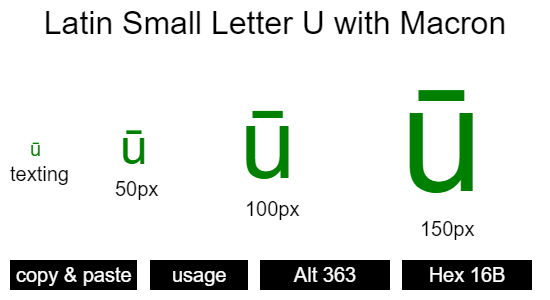 Latin-Small-Letter-U-with-Macron