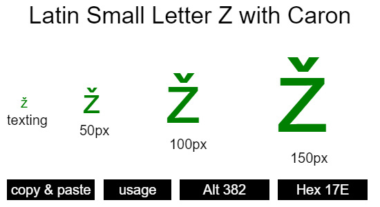 Latin-Small-Letter-Z-with-Caron