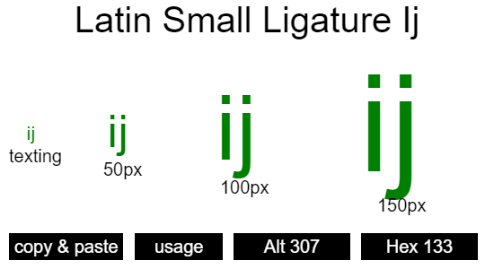 Latin-Small-Ligature-Ij