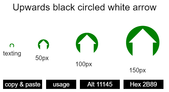 Upwards-black-circled-white-arrow