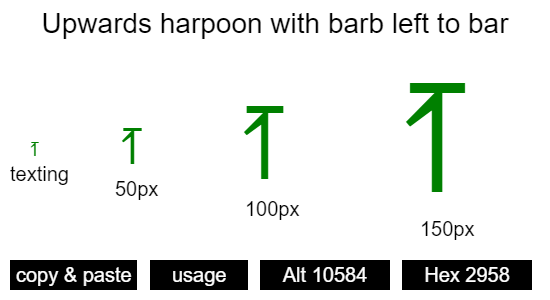 Upwards-harpoon-with-barb-left-to-bar