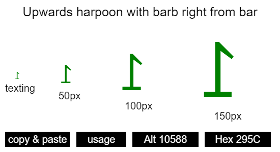 Upwards-harpoon-with-barb-right-from-bar