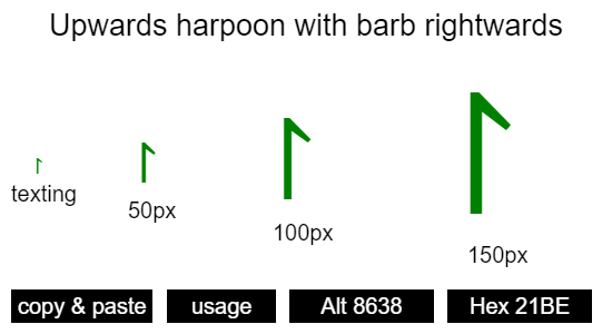Upwards-harpoon-with-barb-rightwards