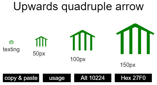 Upwards-quadruple-arrow