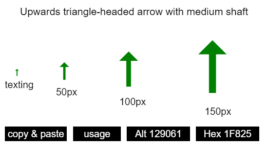 Upwards-triangle-headed-arrow-with-medium-shaft