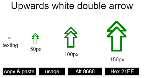 Upwards-white-double-arrow