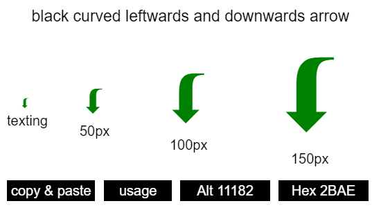 black-curved-leftwards-and-downwards-arrow