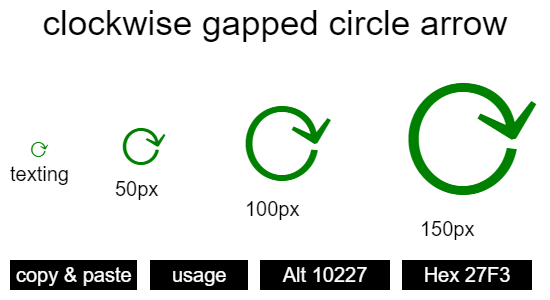 clockwise-gapped-circle-arrow