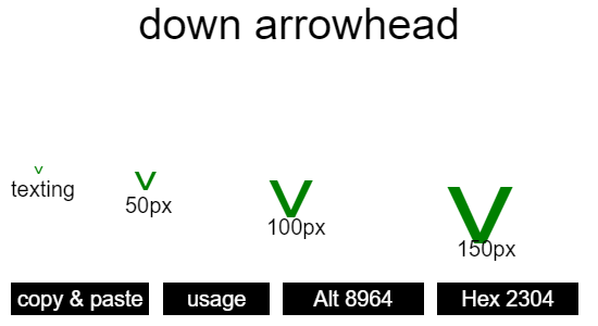 down-arrowhead