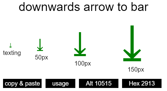 downwards-arrow-to-bar