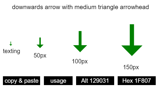 downwards-arrow-with-medium-triangle-arrowhead