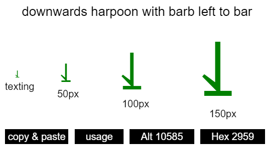 downwards-harpoon-with-barb-left-to-bar