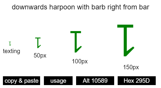 downwards-harpoon-with-barb-right-from-bar