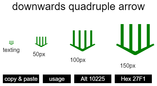 downwards-quadruple-arrow