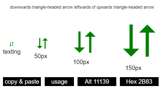 downwards-triangle-headed-arrow-leftwards-of-upwards-triangle-headed-arrow