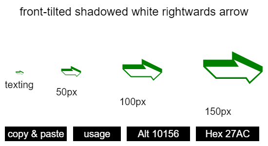 front-tilted-shadowed-white-rightwards-arrow