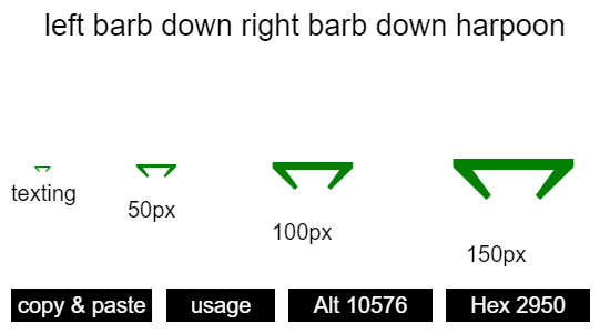 left-barb-down-right-barb-down-harpoon