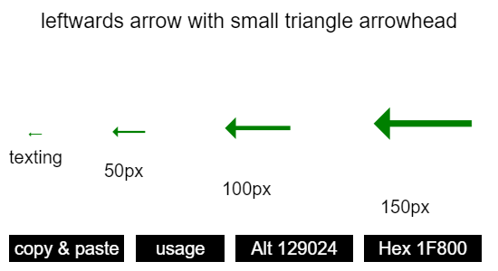 leftwards-arrow-with-small-triangle-arrowhead