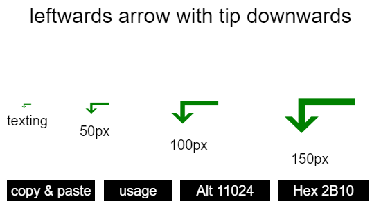 leftwards-arrow-with-tip-downwards