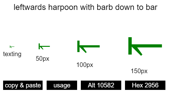 leftwards-harpoon-with-barb-down-to-bar