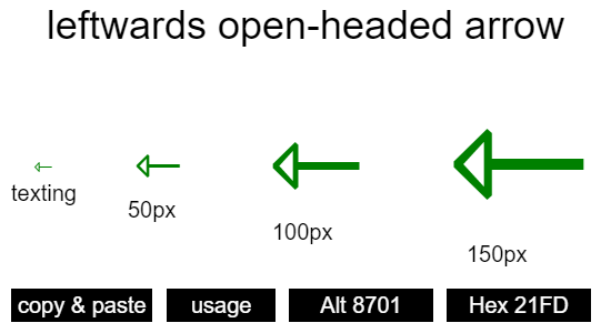 leftwards-open-headed-arrow