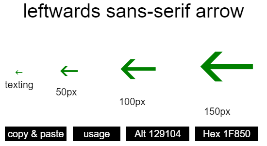 leftwards-sans-serif-arrow