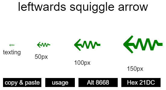 leftwards-squiggle-arrow