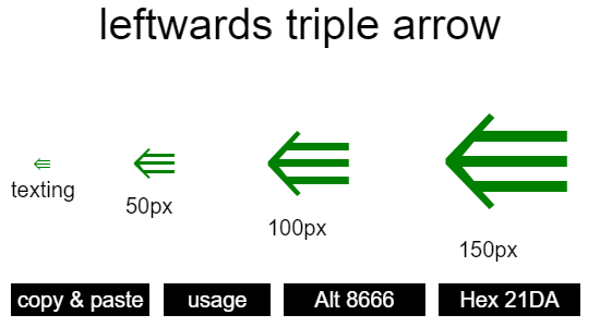 leftwards-triple-arrow