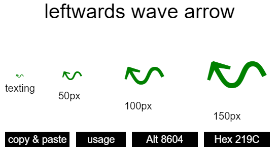 leftwards-wave-arrow