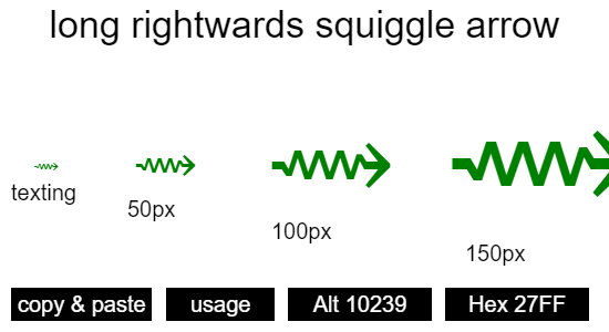 long-rightwards-squiggle-arrow