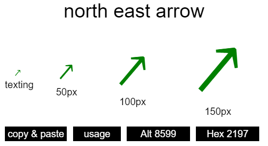 north-east-arrow