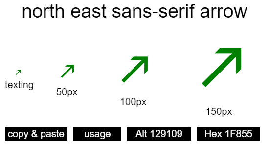 north-east-sans-serif-arrow