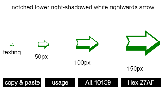 notched-lower-right-shadowed-white-rightwards-arrow