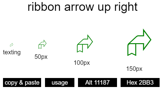 ribbon-arrow-up-right