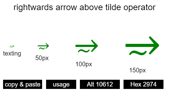 rightwards-arrow-above-tilde-operator