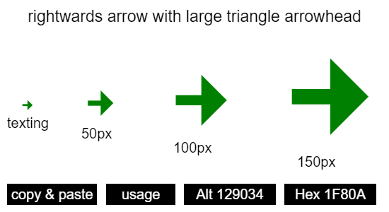 rightwards-arrow-with-large-triangle-arrowhead