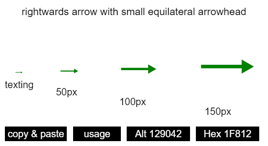 rightwards-arrow-with-small-equilateral-arrowhead