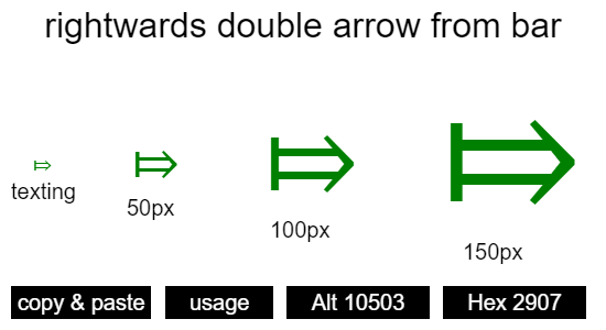 rightwards-double-arrow-from-bar