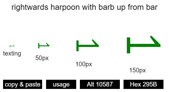 rightwards-harpoon-with-barb-up-from-bar
