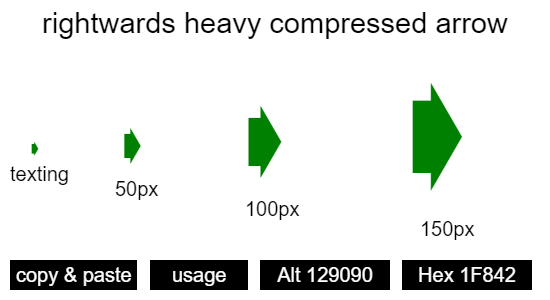 rightwards-heavy-compressed-arrow