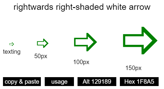 rightwards-right-shaded-white-arrow