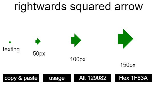 rightwards-squared-arrow